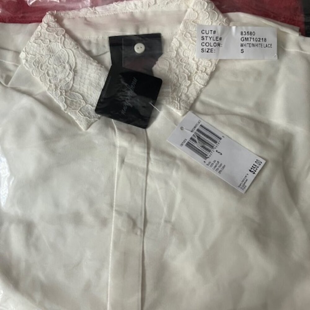 NWT Magaschoni Silk Blouse